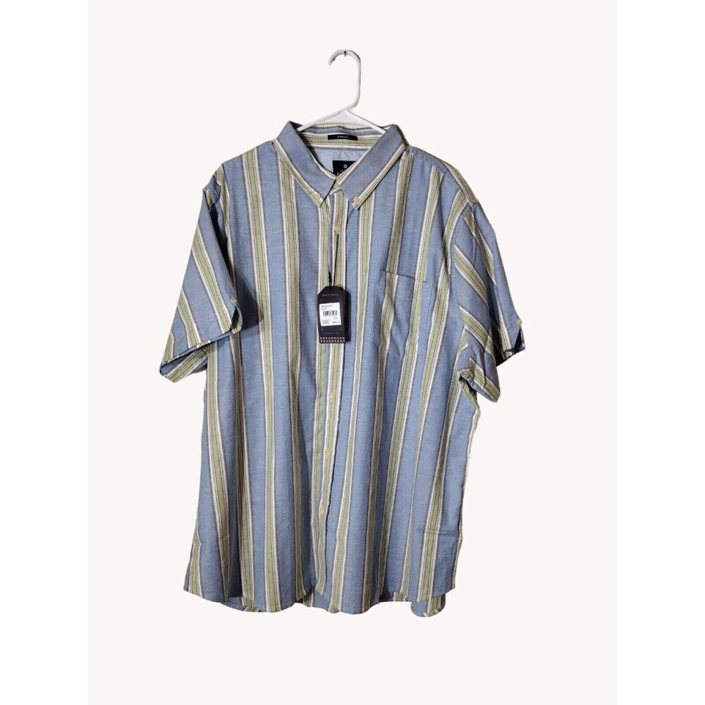 Ben Sherman Shirt 2xl Striped Stretch Button Down